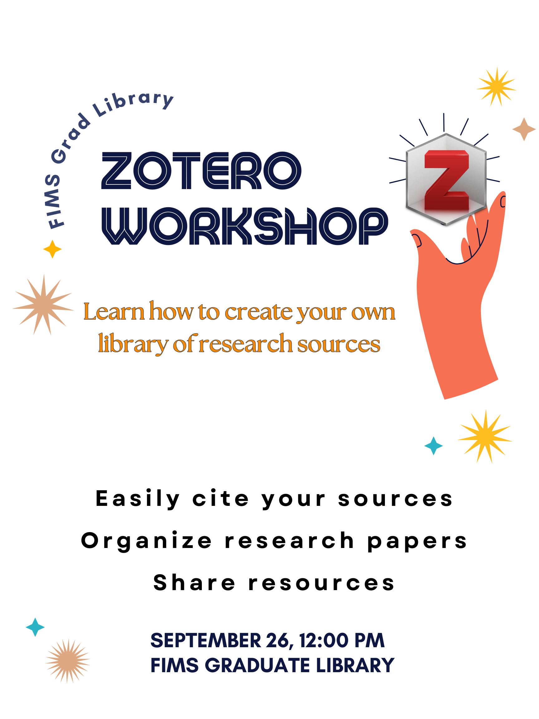 Zotero Workshop Poster
