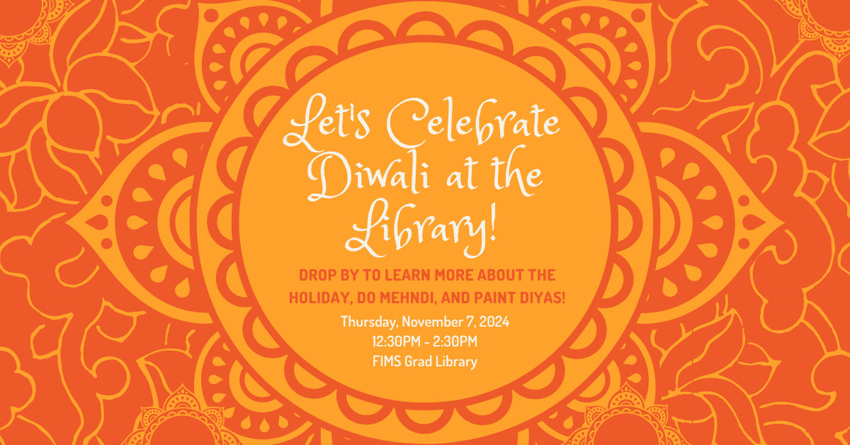 Orange and yellow motif with mandala sun shape. Image also contains event details